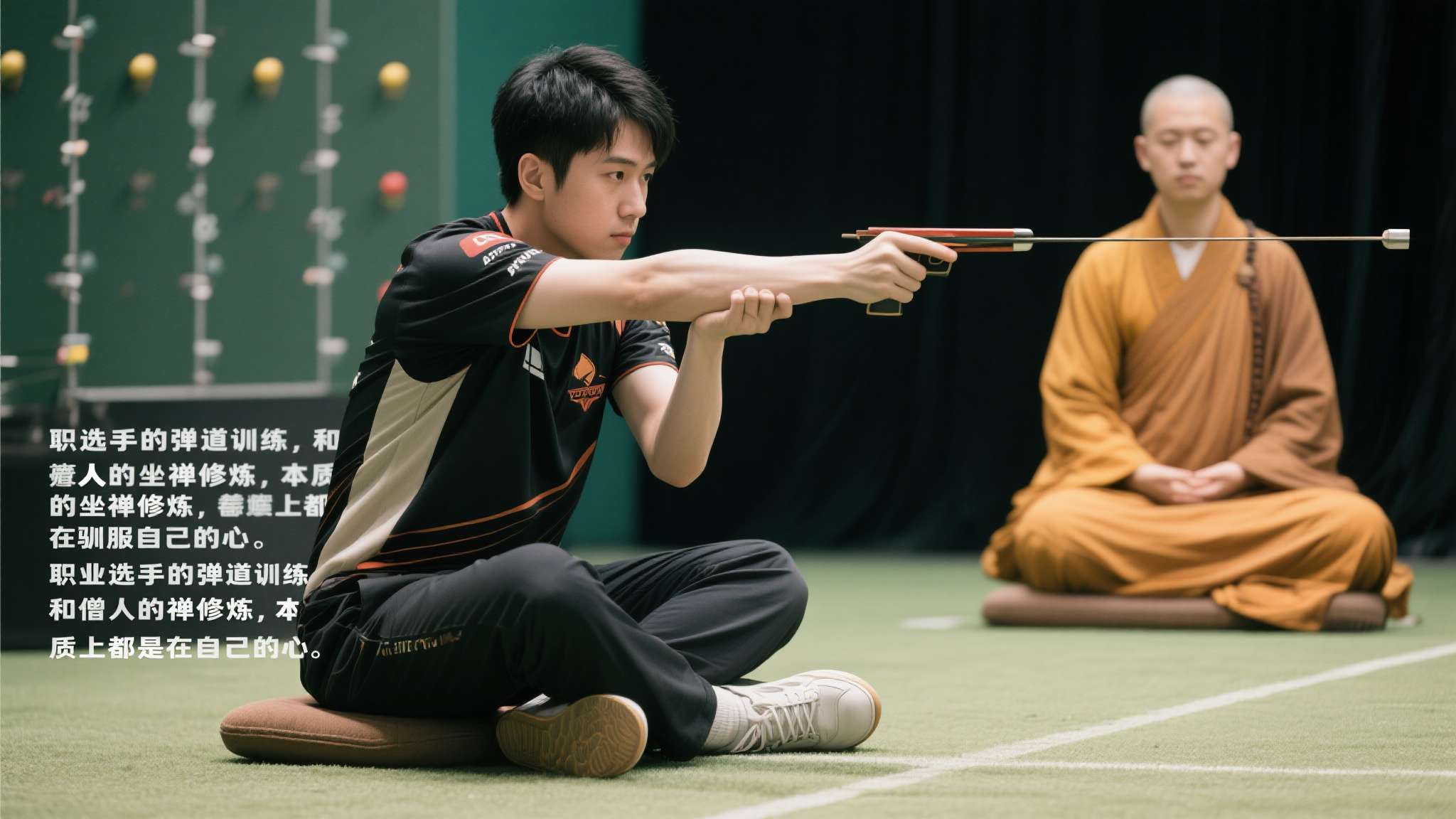 枪法也是法弹道也是道 有网友总结得颇为精妙:"职业选手的弹道训练,和僧人的坐禅修炼,本质上都是在驯服自